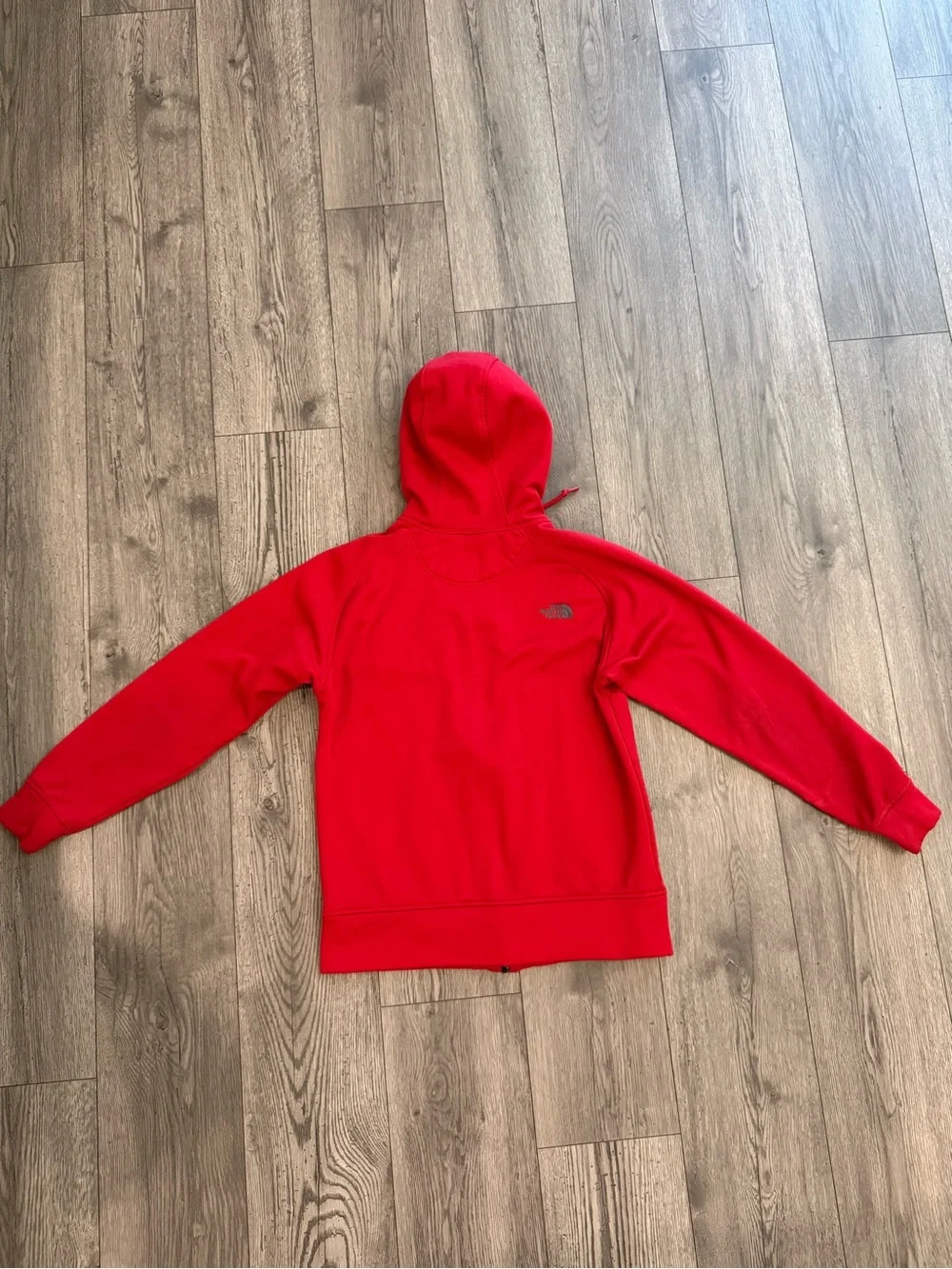 The North Face Red Full Zip Fleece Men’s Size: Small Fleece Jacket